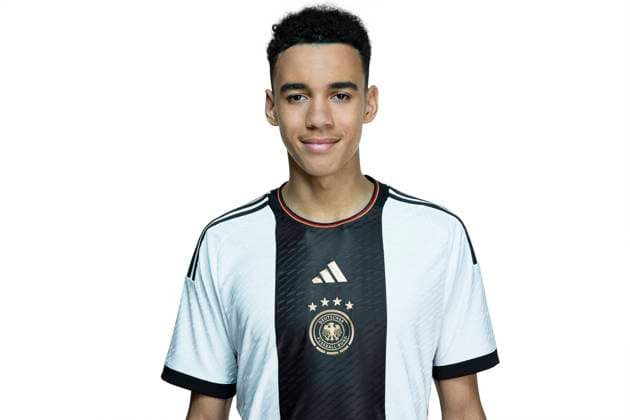 DFB Maenner Nationalmannschaft, Mens national team, Nationalteam Germany, Deutschland, Kader fuer die FIFA Weltmeisterschaft in Katar 2022, Squad for the FIFA World Cup, WM, Weltmeisterschaft, Fussball in Qatar, 2022, Jamal Musiala, Frankfurt am Main, 22.03.2022, Foto: Thomas Boecker DFB DFB Maenner Nationalmannschaft WM 2022