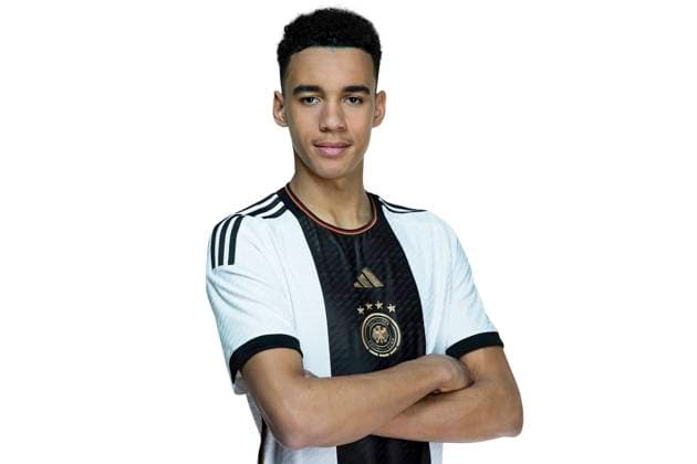 DFB Maenner Nationalmannschaft, Mens national team, Nationalteam Germany, Deutschland, Kader fuer die FIFA Weltmeisterschaft in Katar 2022, Squad for the FIFA World Cup, WM, Weltmeisterschaft, Fussball in Qatar, 2022, Jamal Musiala, Frankfurt am Main, 22.03.2022, Foto: Thomas Boecker DFB DFB Maenner Nationalmannschaft WM 2022