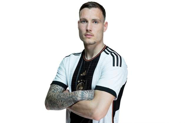 DFB Maenner Nationalmannschaft, Mens national team, Nationalteam Germany, Deutschland, Kader fuer die FIFA Weltmeisterschaft in Katar 2022, Squad for the FIFA World Cup, WM, Weltmeisterschaft, Fussball in Qatar, 2022, David Raum, Frankfurt am Main, 22.03.2022, Foto: Thomas Boecker DFB DFB Maenner Nationalmannschaft WM 2022
