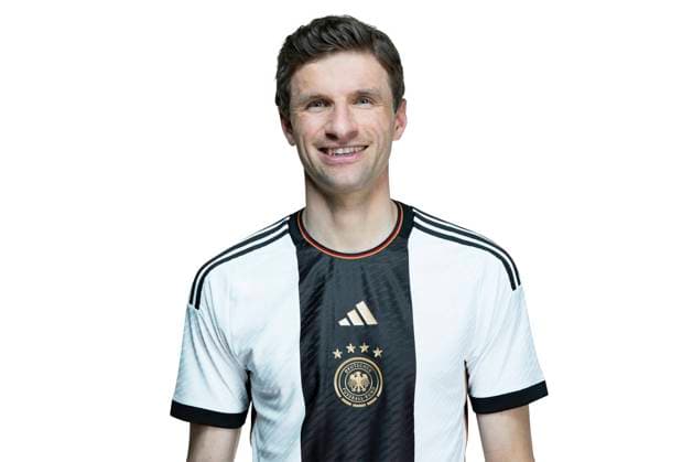 DFB Maenner Nationalmannschaft, Mens national team, Nationalteam Germany, Deutschland, Kader fuer die FIFA Weltmeisterschaft in Katar 2022, Squad for the FIFA World Cup, WM, Weltmeisterschaft, Fussball in Qatar, 2022, Thomas Mueller, Frankfurt am Main, 22.03.2022, Foto: Thomas Boecker DFB DFB Maenner Nationalmannschaft WM 2022