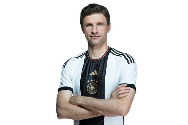 DFB Maenner Nationalmannschaft, Mens national team, Nationalteam Germany, Deutschland, Kader fuer die FIFA Weltmeisterschaft in Katar 2022, Squad for the FIFA World Cup, WM, Weltmeisterschaft, Fussball in Qatar, 2022, Thomas Mueller, Frankfurt am Main, 22.03.2022, Foto: Thomas Boecker DFB DFB Maenner Nationalmannschaft WM 2022