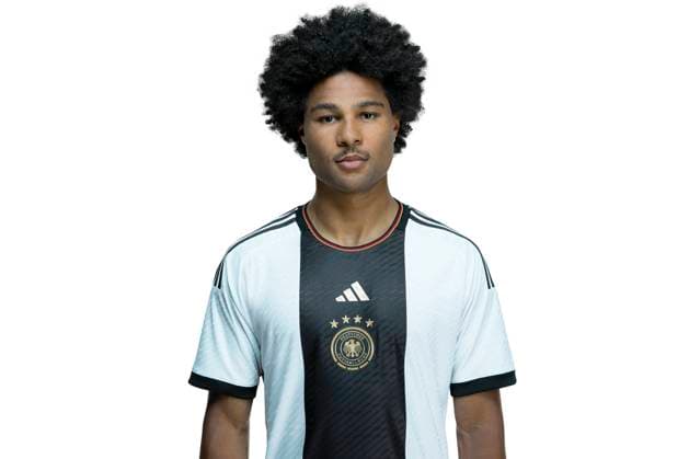 DFB Maenner Nationalmannschaft, Mens national team, Nationalteam Germany, Deutschland, Kader fuer die FIFA Weltmeisterschaft in Katar 2022, Squad for the FIFA World Cup, WM, Weltmeisterschaft, Fussball in Qatar, 2022, Serge Gnabry, Herzogenaurach, 31.05.2022, Foto: Thomas Boecker DFB DFB Maenner Nationalmannschaft WM 2022