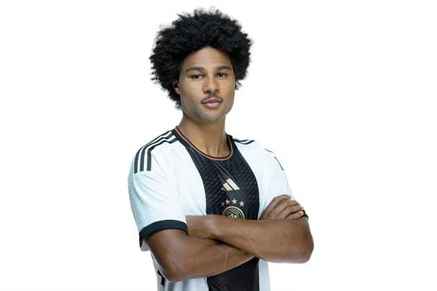 DFB Maenner Nationalmannschaft, Mens national team, Nationalteam Germany, Deutschland, Kader fuer die FIFA Weltmeisterschaft in Katar 2022, Squad for the FIFA World Cup, WM, Weltmeisterschaft, Fussball in Qatar, 2022, Serge Gnabry, Herzogenaurach, 31.05.2022, Foto: Thomas Boecker DFB DFB Maenner Nationalmannschaft WM 2022