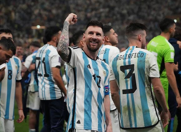 QAT, WM FIFA 2022, Finale, Argentinien vs Frankreich 18.12.2022, Lusail Iconic Stadium, Doha, QAT, WM FIFA 2022, Finale, Argentinien vs Frankreich, im Bild Argentina s forward Lionel Messi .