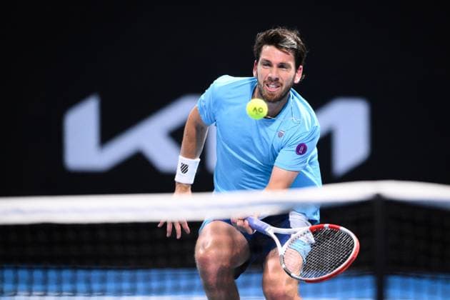 Mandatory Credit: Photo by James Gourley Shutterstock (13716764hv) Cameron Norrie in action during his second round match Australian Open, Day Three, Tennis, Melbourne Park, Melbourne, Australia - 18 Jan 2023 Australian Open, Day Three, Tennis, Melbourne Park, Melbourne, Australia - 18 Jan 2023 Copyright: xJamesxGourley Shutterstockx 13716764hv