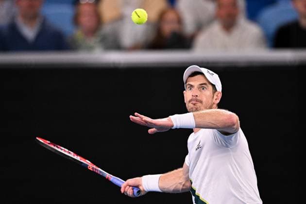 Mandatory Credit: Photo by James Gouley Shutterstock (13716770hd) Andy Murray in action during his second round match Australian Open, Day Four, Tennis, Melbourne Park, Melbourne, Australia - 19 Jan 2023 Australian Open, Day Four, Tennis, Melbourne Park, Melbourne, Australia - 19 Jan 2023 Copyright: xJamesxGouley Shutterstockx 13716770hd