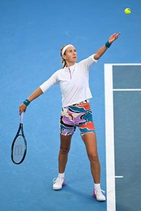 Mandatory Credit: Photo by James Gourley Shutterstock (13716911dn) Victoria Azarenka in action during her third round match Australian Open, Day Five, Tennis, Melbourne Park, Melbourne, Australia - 20 Jan 2023 Australian Open, Day Five, Tennis, Melbourne Park, Melbourne, Australia - 20 Jan 2023 Copyright: xJamesxGourley Shutterstockx 13716911dn