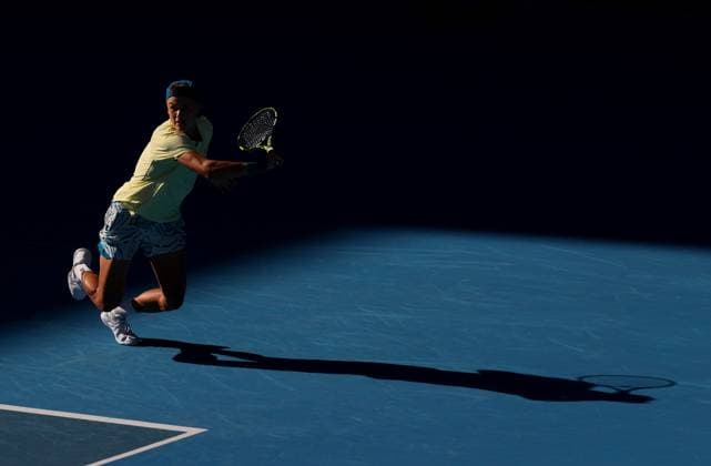 Mandatory Credit: Photo by Ella Ling Shutterstock (13729779dm) Holger Rune of Denmark in action Australian Open, Day Eight, Tennis, Melbourne Park, Melbourne, Australia - 23 Jan 2023 Australian Open, Day Eight, Tennis, Melbourne Park, Melbourne, Australia - 23 Jan 2023 Copyright: xEllaxLing Shutterstockx 13729779dm