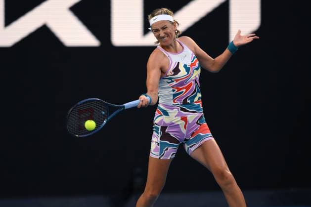 Mandatory Credit: Photo by James Gourley Shutterstock (13736329f) Victoria Azarenka of Belarus Australian Open, Day Eleven, Tennis, Melbourne Park, Melbourne, Australia - 26 Jan 2023 Australian Open, Day Eleven, Tennis, Melbourne Park, Melbourne, Australia - 26 Jan 2023 Copyright: xJamesxGourley Shutterstockx 13736329f