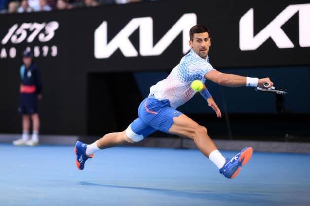 Mandatory Credit: Photo by James Gourley Shutterstock (13736332dw) Novak Djokovic of Serbia Australian Open, Day Twelve, Tennis, Melbourne Park, Melbourne, Australia - 27 Jan 2023 Australian Open, Day Twelve, Tennis, Melbourne Park, Melbourne, Australia - 27 Jan 2023 Copyright: xJamesxGourley Shutterstockx 13736332dw