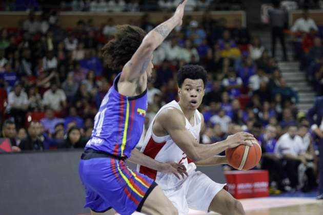 February 26, 2023, Caracas, Caracas Venezuela, Venezuela: CARACAS, VENEZUELA - FEBRUARY 26: Trae Bell-Haynes of Canada shoots to score against Venezuela during the Americas qualifiers for the FIBA ‹â€¹Basketball World Cup 2023 basketball game, at Poliedro de Caracas, in Caracas, Venezuela, on February 26, 2023. Caracas Venezuela - ZUMAp175 20230226_zsa_p175_034 Copyright: xPedroxRancesxMatteyx