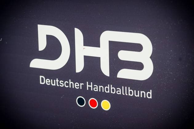 Feature: Logo DHB Deutscher Handballbund GER, Laenderspiel: Deutschland - Ungarn in Ludwigsburg (MHPArena), Handball, Laenderspiel, DHB, GER - HUN, Germany vs. Hungary, Frauen, 03.03.2023 Laenderspiel: Deutschland - Ungarn, Sport, Handball, Laenderspiel, DHB, GER - HUN, Germany vs. Hungary, Frauen, 03.03.2023 Ludwigsburg Copyright: xSandyxDinkelackerx EP_SDR
