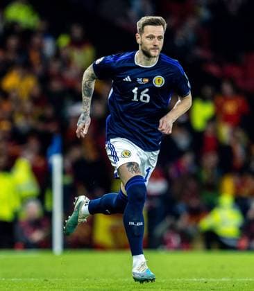 Mandatory Credit: Photo by Jeff Holmes Shutterstock (13847016dr) Scotland Liam Cooper Scotland v Spain, UEFA European Championship, EM, Europameisterschaft 2024 Qualifying, Group A, Football, Hampden Park, Glasgow, UK - 28 Mar 2023 EDITORIAL USE ONLY No use with unauthorised audio, video, data, fixture lists, club league logos or live services. Online in-match use limited to 120 images, no video emulation. No use in betting, games or single club league player publications. Scotland v Spain, UEFA European Championship 2024 Qualifying, Group A, Football, Hampden Park, Glasgow, UK - 28 Mar 2023 EDITORIAL USE ONLY No use with unauthorised audio, video, data, fixture lists, club league logos or live services. Online in-match use limited to 120 images, no video emulation. No use in betting, games or single club league player publications. Copyright: xJeffxHolmes Shutterstockx 13847016dr