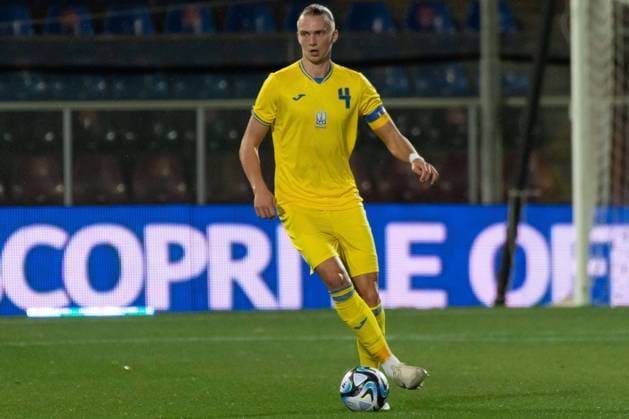 March 27, 2023, Reggio Calabria, Italy: Reggio Calabria, Italy, Reggio Calabria, March 27, 2023, Maksym Talovierov Ucraine portrait during Under 21 - Italy vs Ukraine - friendly football match. friendly football match - Under 21 - Italy vs Ukraine, Reggio Calabria, Italy - ZUMAl164 20230327_zsa_l164_147 Copyright: xValentinaxGiannettonix