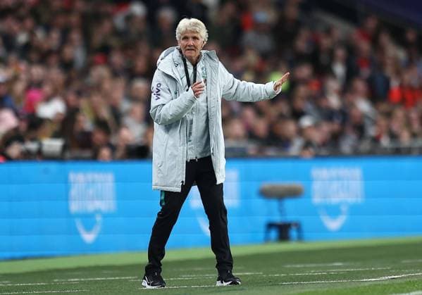Mandatory Credit: Photo by Michael Zemanek Shutterstock (13857571bp) Manager of Brazil Pia Sundhage England Women v Brazil Women, Finalissima, CONMEBOL-UEFA Cup of Champions, Football, Wembley Stadium, London, UK - 06 Apr 2023 EDITORIAL USE ONLY No use with unauthorised audio, video, data, fixture lists, club league logos or live services. Online in-match use limited to 120 images, no video emulation. No use in betting, games or single club league player publications. England Women v Brazil Women, Finalissima, CONMEBOL-UEFA Cup of Champions, Football, Wembley Stadium, London, UK - 06 Apr 2023 EDITORIAL USE ONLY No use with unauthorised audio, video, data, fixture lists, club league logos or live services. Online in-match use limited to 120 images, no video emulation. No use in betting, games or single club league player publications. Copyright: xMichaelxZemanek Shutterstockx 13857571bp