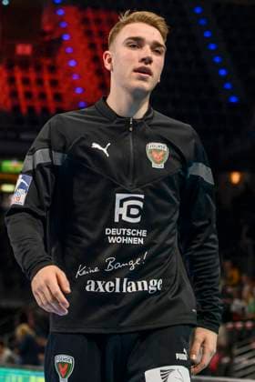 Lasse Ludwig (Fuechse Berlin, 01), Freisteller, kommt, geht, GER, Fuechse Berlin vs HC Erlangen, Handball 1. Bundesliga - Maenner, 25. Spieltag, Saison 2022 2023, 11.05.2023, GER, Fuechse Berlin vs HC Erlangen, Handball 1. Bundesliga - Maenner, 25. Spieltag, Saison 2022 2023, 11.05.2023 Berlin Copyright: xEibner-Pressefoto UwexKochx EP_UKH