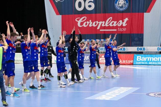 1. Bundesliga Handball Bergischer HC gegen Füchse Berlin, 14.05.2023 Der BHC gewinnt gegen die Fuechse Berlin - 1. Bundesliga Handball Bergischer HC gegen Füchse Berlin 14.05.2023 in Düsseldorf. Copyright: xBEAUTIFULxSPORTS KennyxBeelex