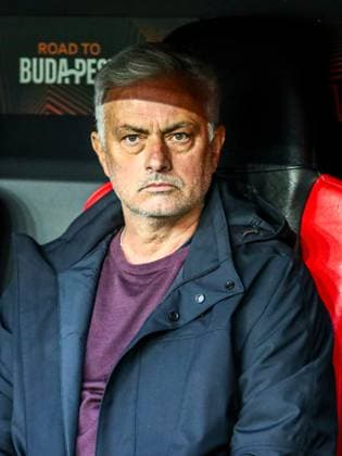 Jose Mourinho (AS Rom, Chef-Trainer), GER, Bayer 04 Leverkusen vs. AS Rom, UEFA Europa League 2022 23, Halbfinale - Rückspiel, 18.05.2023, GER, Bayer 04 Leverkusen vs. AS Rom, UEFA Europa League 2022 23, Halbfinale - Rückspiel, 18.05.2023, Foto: Eibner-Pressefoto Gabriel Boia Leverkusen Copyright: xGabrielxBoiax EP_EER