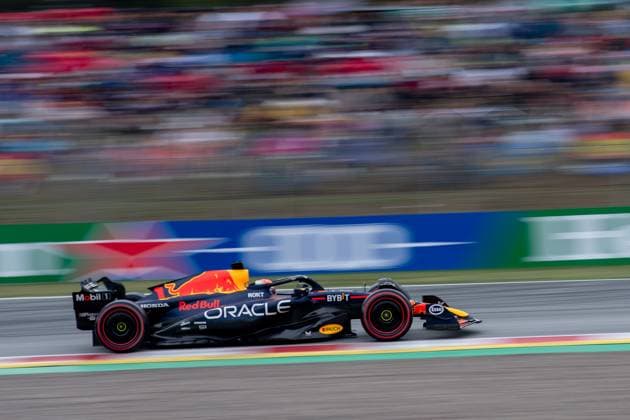 Max Verstappen (NED, Oracle Red Bull Racing, 01) im RB19, ESP, Formel 1 Weltmeisterschaft, Grand Prix von Spanien, Circuit de Barcelona Catalunya, 3. freies Training und Qualifying, 03.06.2023 ESP, Formel 1 Weltmeisterschaft, Grand Prix von Spanien, Circuit de Barcelona Catalunya, 3. freies Training und Qualifying, 03.06.2023 Montmelo Copyright: xEibner Memmlerx EP_MMR
