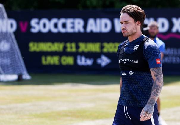 Mandatory Credit: Photo by Andrew Fosker Shutterstock (13949265a) Musician Liam Payne of England Soccer Aid for Unicef 2023, Training, Football, Champneys Tring, Tring, UK - 09 Jun 2023 EDITORIAL USE ONLY No use with unauthorised audio, video, data, fixture lists, club league logos or live services. Online in-match use limited to 120 images, no video emulation. No use in betting, games or single club league player publications. Soccer Aid for Unicef 2023, Training, Football, Champneys Tring, Tring, UK - 09 Jun 2023 EDITORIAL USE ONLY No use with unauthorised audio, video, data, fixture lists, club league logos or live services. Online in-match use limited to 120 images, no video emulation. No use in betting, games or single club league player publications. Copyright: xAndrewxFosker Shutterstockx 13949265a