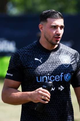 Mandatory Credit: Photo by Andrew Fosker Shutterstock (13949265bf) Boxer Tommy Fury of World XI Soccer Aid for Unicef 2023, Training, Football, Champneys Tring, Tring, UK - 09 Jun 2023 EDITORIAL USE ONLY No use with unauthorised audio, video, data, fixture lists, club league logos or live services. Online in-match use limited to 120 images, no video emulation. No use in betting, games or single club league player publications. Soccer Aid for Unicef 2023, Training, Football, Champneys Tring, Tring, UK - 09 Jun 2023 EDITORIAL USE ONLY No use with unauthorised audio, video, data, fixture lists, club league logos or live services. Online in-match use limited to 120 images, no video emulation. No use in betting, games or single club league player publications. Copyright: xAndrewxFosker Shutterstockx 13949265bf