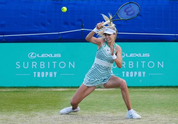 Mandatory Credit: Photo by Dave Shopland Shutterstock (13956575av) Great Britain s Katie Boulter during her semi final defeat Lexus Surbiton Trophy, Tennis, Day 7, Surbiton Racket & Fitness Club, London, UK - 10 June 2023 Lexus Surbiton Trophy, Tennis, Day 7, Surbiton Racket & Fitness Club, London, UK - 10 June 2023 Copyright: xDavexShopland Shutterstockx 13956575av