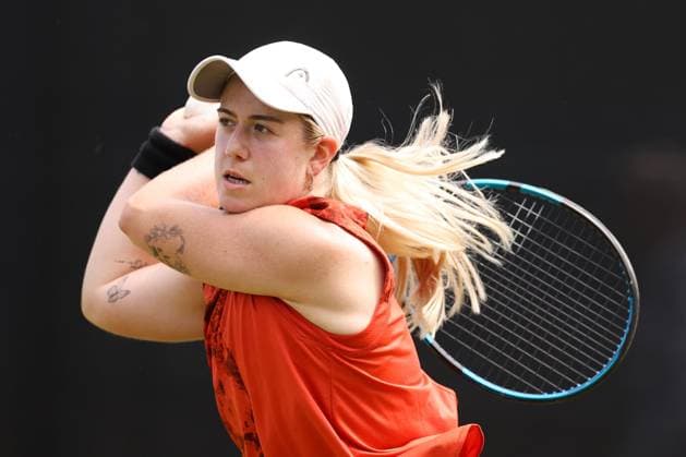 Mandatory Credit: Photo by Ryan Browne Shutterstock (13961280o) Sonay Kartal of Great Britain. Rothesay Open, Day One, Tennis, Nottingham Tennis Centre, Nottingham, UK - 12 Jun 2023 Rothesay Open, Day One, Tennis, Nottingham Tennis Centre, Nottingham, UK - 12 Jun 2023 Copyright: xRyanxBrowne Shutterstockx 13961280o