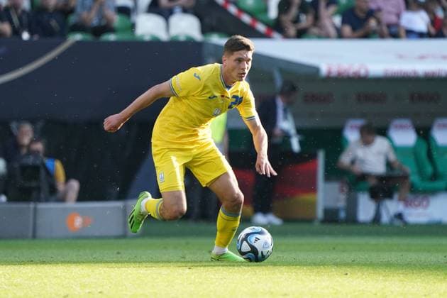 Nationalmannschaft, Fussball, Herren, Länderspiel, Freundschaftsspiel , Testspiel, Deutschland-Ukraine 12.06.2023, Weserstadion Bremen Heorhiy Sudakov Ukraine, Aktion, Einzelbild,