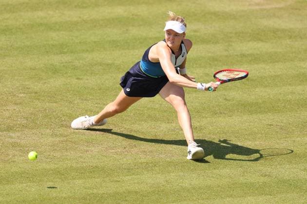 Mandatory Credit: Photo by Ryan Browne Shutterstock (13961283t) Harriet Dart of Great Britain. Rothesay Open, Day Two, Tennis, Nottingham Tennis Centre, Nottingham, UK - 13 Jun 2023 Rothesay Open, Day Two, Tennis, Nottingham Tennis Centre, Nottingham, UK - 13 Jun 2023 Copyright: xRyanxBrowne Shutterstockx 13961283t