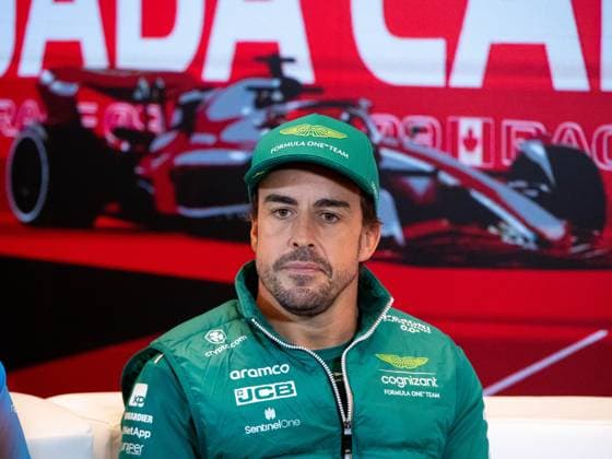 Fernando Alonso (ESP, Aston Martin Aramco Cognizant F1 Team, 14) bei der Pressekonferenz, CAN, Formel 1 Weltmeisterschaft, Grand Prix von Kanada, Circuit de Gilles Villeneuve Montreal, Media Day, 15.06.2023 CAN, Formel 1 Weltmeisterschaft, Grand Prix von Kanada, Circuit Gilles Villeneuve Montreal, Media Day, 15.06.2023 Montreal Copyright: xEibner Memmlerx EP_MMR