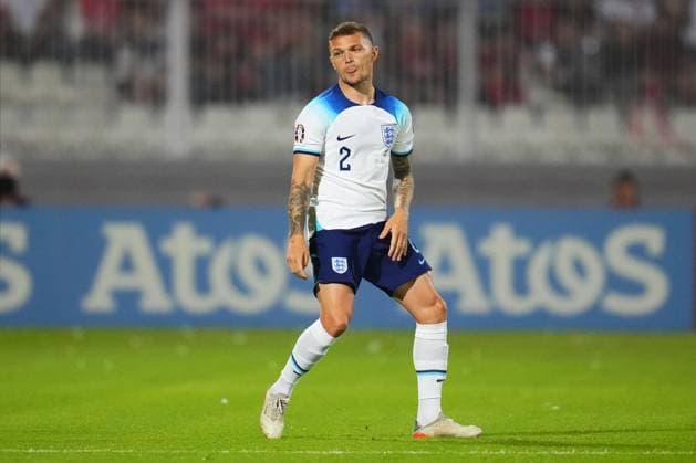 Mandatory Credit: Photo by Bagu Blanco Shutterstock (13968700s) Kieran Trippier of England Malta v England, UEFA European Championship, EM, Europameisterschaft 2024 Qualifying, Group C, Football, Ta Qali Stadium, Malta - 16 June 2023 EDITORIAL USE ONLY No use with unauthorised audio, video, data, fixture lists, club league logos or live services. Online in-match use limited to 120 images, no video emulation. No use in betting, games or single club league player publications. Malta v England, UEFA European Championship 2024 Qualifying, Group C, Football, Ta Qali Stadium, Malta - 16 June 2023 EDITORIAL USE ONLY No use with unauthorised audio, video, data, fixture lists, club league logos or live services. Online in-match use limited to 120 images, no video emulation. No use in betting, games or single club league player publications. Copyright: xBaguxBlanco Shutterstockx 13968700s
