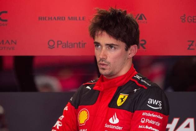 Charles Leclerc (MCO, Scuderia Ferrari, 16) in der Box, CAN, Formel 1 Weltmeisterschaft, Grand Prix von Kanada, Circuit de Gilles Villeneuve Montreal, Freies Training, 16.06.2023 CAN, Formel 1 Weltmeisterschaft, Grand Prix von Kanada, Circuit de Gilles Villeneuve Montreal, Freies Training, 16.06.2023 Montreal Copyright: xEibner Memmlerx EP_MMR