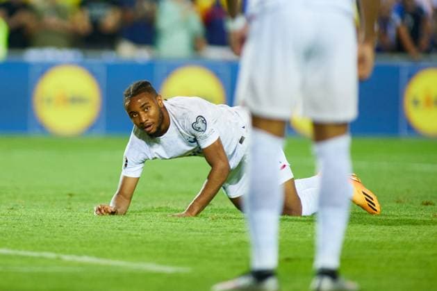 June 16, 2023, FARO, FARO, PORTUGAL: Randal Kolo Muani of France celebrates a goal during the UEFA EURO, EM, Europameisterschaft,Fussball 2024 Qualifying Round match between Gibraltar and France at Algarve Stadium on June 16, 2023, in Faro, Portugal. FARO PORTUGAL - ZUMAa181 20230616_zaa_a181_111 Copyright: xJoaquinxCorcherox