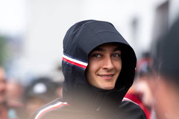 George Russell (UK, Mercedes AMG Petronas F1 Team, 63) mit Kapuze, CAN, Formel 1 Weltmeisterschaft, Grand Prix von Kanada, Circuit de Gilles Villeneuve Montreal, Freies Training, 17.06.2023 CAN, Formel 1 Weltmeisterschaft, Grand Prix von Kanada, Circuit de Gilles Villeneuve Montreal, Freies Training, 17.06.2023 Montreal Copyright: xEibner Memmlerx EP_MMR