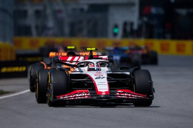 Nico Huelkenberg (GER, Moneygram Haas F1 Team, 27) im VF-23, CAN, Formel 1 Weltmeisterschaft, Grand Prix von Kanada, Circuit de Gilles Villeneuve Montreal, Rennen, 18.06.2023 CAN, Formel 1 Weltmeisterschaft, Grand Prix von Kanada, Circuit de Gilles Villeneuve Montreal, Rennen, 18.06.2023 Montreal Copyright: xEibner Memmlerx EP_MMR