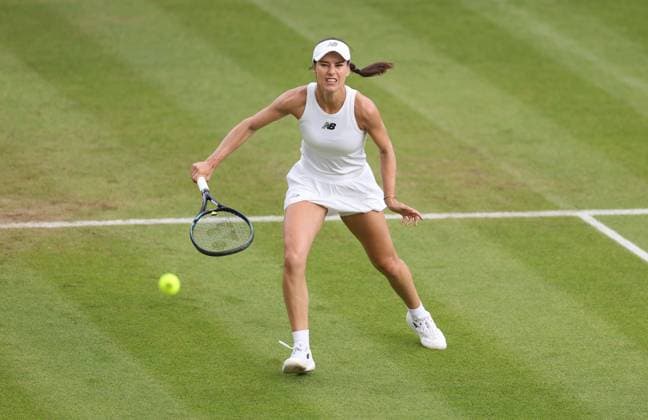 Mandatory Credit: Photo by Ryan Browne Shutterstock (13977104e) Sorana Cirstea of Romania. Rothesay Classic, Day Four, Tennis, Edgbaston Priory Club, Birmingham, UK - 22 Jun 2023 Rothesay Classic, Day Four, Tennis, Edgbaston Priory Club, Birmingham, UK - 22 Jun 2023 Copyright: xRyanxBrowne Shutterstockx 13977104e