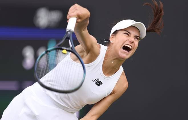 Mandatory Credit: Photo by Ryan Browne Shutterstock (13977104h) Sorana Cirstea of Romania. Rothesay Classic, Day Four, Tennis, Edgbaston Priory Club, Birmingham, UK - 22 Jun 2023 Rothesay Classic, Day Four, Tennis, Edgbaston Priory Club, Birmingham, UK - 22 Jun 2023 Copyright: xRyanxBrowne Shutterstockx 13977104h