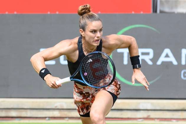 Maria Sakkari - Tennisspielerin, GER, Berlin, QF, Tennis bett1open, WTA, Tennis Damen 500, Saison 2022 2023, 24.06.23, 2023, Steffi Graf Stadion, GER, Berlin, QF, Tennis bett1open, WTA 500, Saison 2022 2023, 24.06.23, 2023, Steffi Graf Stadion, Foto: Eibner-Pressefoto Uwe Koch Berlin Copyright: xEibner-Pressefoto UwexKochx EP_UKH