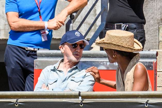 Marius Mueller-Westernhagen mit Frau beim Tennis in Berlin, GER, Berlin, QF, Tennis bett1open, WTA, Tennis Damen 500, Saison 2022 2023, 24.06.23, 2023, Steffi Graf Stadion, GER, Berlin, QF, Tennis bett1open, WTA 500, Saison 2022 2023, 24.06.23, 2023, Steffi Graf Stadion, Foto: Eibner-Pressefoto Uwe Koch Berlin Copyright: xEibner-Pressefoto UwexKochx EP_UKH