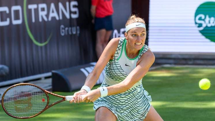 Petra Kvitova - Tennisspielerin, GER, Berlin, QF, Tennis bett1open, WTA, Tennis Damen 500, Saison 2022 2023, 24.06.23, 2023, Steffi Graf Stadion, GER, Berlin, QF, Tennis bett1open, WTA 500, Saison 2022 2023, 24.06.23, 2023, Steffi Graf Stadion, Foto: Eibner-Pressefoto Uwe Koch Berlin Copyright: xEibner-Pressefoto UwexKochx EP_UKH