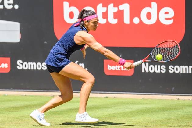Caroline Garcia - Tennisspielerin, GER, Berlin, QF, Tennis bett1open, WTA, Tennis Damen 500, Saison 2022 2023, 24.06.23, 2023, Steffi Graf Stadion, GER, Berlin, QF, Tennis bett1open, WTA 500, Saison 2022 2023, 24.06.23, 2023, Steffi Graf Stadion, Foto: Eibner-Pressefoto Uwe Koch Berlin Copyright: xEibner-Pressefoto UwexKochx EP_UKH