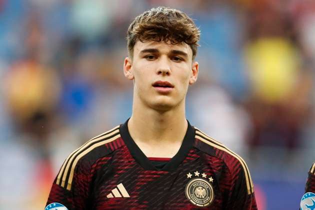UEFA U21, U 21 EM, Deutschland - England, 3. Gruppenspiel, 28.06.2023, Batumi Noah WEISSHAUPT ( 17, Deutschland, SC Freiburg), UEFA U21-Fussball-Europameisterschaft in Rumaenien und Georgien, Deutschland - England, 3. Gruppenspiel, 28.06.2023, Batumi Copyright: xBEAUTIFULxSPORTS Meuselx