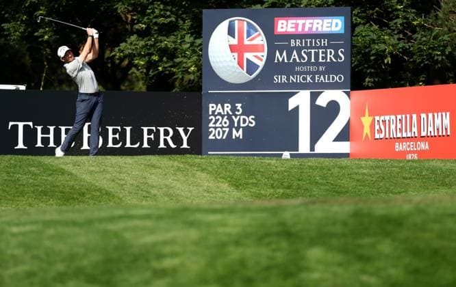 Mandatory Credit: Photo by James Marsh Shutterstock (13987420ad) Maximilian Kieffer of Germany on the 12th hole. Betfred British Masters, Day One, Golf, The Belfry Golf Club, Sutton Coldfield, UK - 29 Jun 2023 Betfred British Masters, Day One, Golf, The Belfry Golf Club, Sutton Coldfield, UK - 29 Jun 2023 Copyright: xJamesxMarsh Shutterstockx 13987420ad
