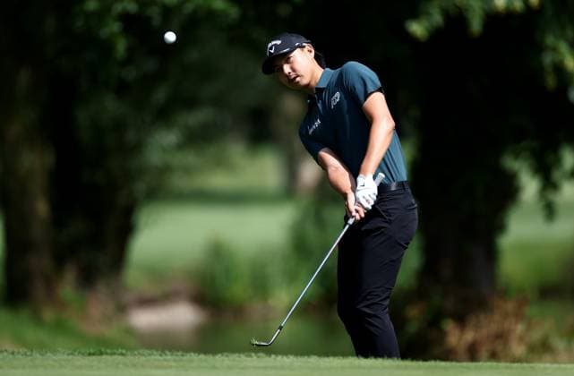 Mandatory Credit: Photo by James Marsh Shutterstock (13987420cq) Min Woo Lee of Australia during his round. Betfred British Masters, Day One, Golf, The Belfry Golf Club, Sutton Coldfield, UK - 29 Jun 2023 Betfred British Masters, Day One, Golf, The Belfry Golf Club, Sutton Coldfield, UK - 29 Jun 2023 Copyright: xJamesxMarsh Shutterstockx 13987420cq