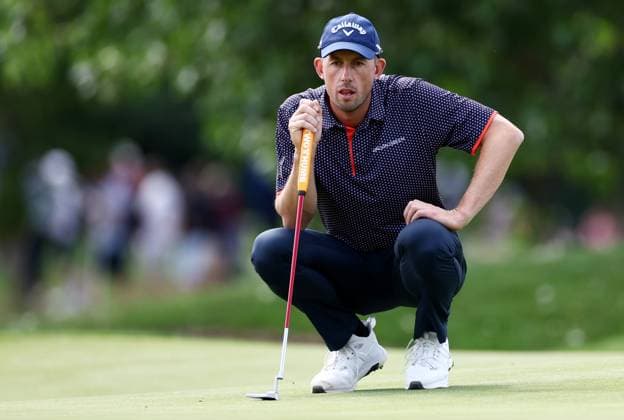 Mandatory Credit: Photo by James Marsh Shutterstock (13987420cu) Alexander Bkork of Sweden during his round. Betfred British Masters, Day One, Golf, The Belfry Golf Club, Sutton Coldfield, UK - 29 Jun 2023 Betfred British Masters, Day One, Golf, The Belfry Golf Club, Sutton Coldfield, UK - 29 Jun 2023 Copyright: xJamesxMarsh Shutterstockx 13987420cu