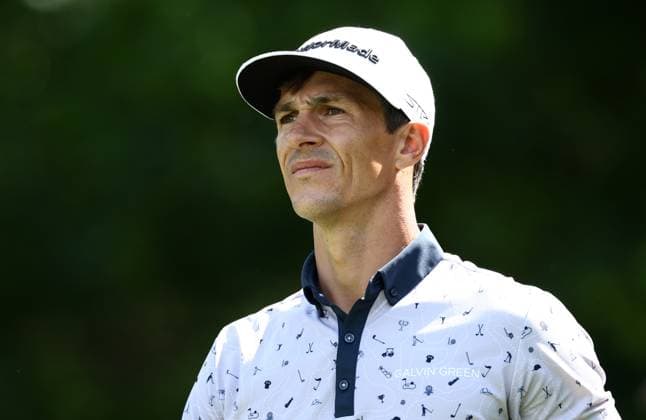 Mandatory Credit: Photo by James Marsh Shutterstock (13987420ce) Thorbjorn Olesen of Denmark during his round. Betfred British Masters, Day One, Golf, The Belfry Golf Club, Sutton Coldfield, UK - 29 Jun 2023 Betfred British Masters, Day One, Golf, The Belfry Golf Club, Sutton Coldfield, UK - 29 Jun 2023 Copyright: xJamesxMarsh Shutterstockx 13987420ce