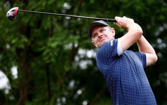 Mandatory Credit: Photo by James Marsh Shutterstock (13987422cn) Justin Rose of England during his round. Betfred British Masters, Day Two, Golf, The Belfry Golf Club, Sutton Coldfield, UK - 30 Jun 2023 Betfred British Masters, Day Two, Golf, The Belfry Golf Club, Sutton Coldfield, UK - 30 Jun 2023 Copyright: xJamesxMarsh Shutterstockx 13987422cn
