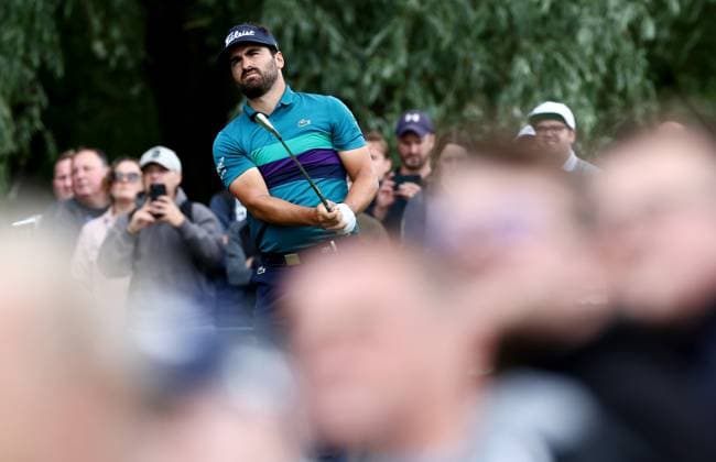 Mandatory Credit: Photo by James Marsh Shutterstock (13987425al) Antonie Rozner of France during his round. Betfred British Masters, Day Three, Golf, The Belfry Golf Club, Sutton Coldfield, UK - 01 Jul 2023 Betfred British Masters, Day Three, Golf, The Belfry Golf Club, Sutton Coldfield, UK - 01 Jul 2023 Copyright: xJamesxMarsh Shutterstockx 13987425al