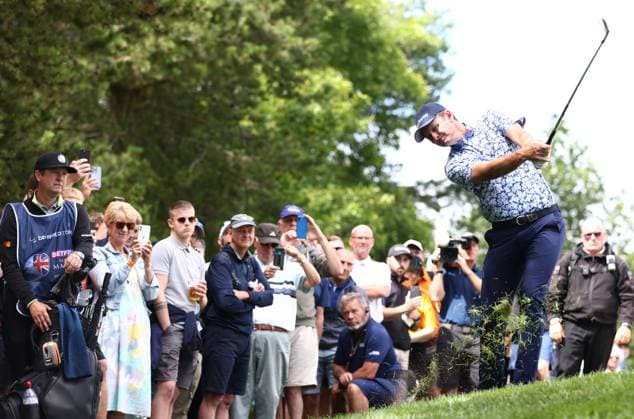 Mandatory Credit: Photo by James Marsh Shutterstock (13987425bc) Justin Rose of England during his round. Betfred British Masters, Day Three, Golf, The Belfry Golf Club, Sutton Coldfield, UK - 01 Jul 2023 Betfred British Masters, Day Three, Golf, The Belfry Golf Club, Sutton Coldfield, UK - 01 Jul 2023 Copyright: xJamesxMarsh Shutterstockx 13987425bc