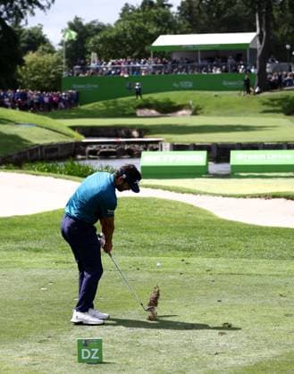 Mandatory Credit: Photo by James Marsh Shutterstock (13987425bl) Antonie Rozner of France puts a second ball into the water on the 10th hole. Betfred British Masters, Day Three, Golf, The Belfry Golf Club, Sutton Coldfield, UK - 01 Jul 2023 Betfred British Masters, Day Three, Golf, The Belfry Golf Club, Sutton Coldfield, UK - 01 Jul 2023 Copyright: xJamesxMarsh Shutterstockx 13987425bl